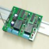 DIN Rail mounted 2 channel RF receiver PCB