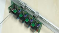 DIN rail mounted 4 channel RF receiver